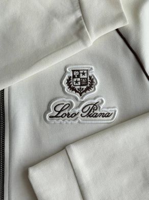 Чоловічий спортивний костюм Loro Piana білого кольору