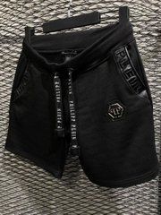 Топовые шорты Philipp Plein черные