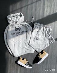 Спортивный костюм мужской белый с притом Balenciaga