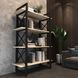 Стеллаж Loft на 4 полочки (1370х900х400) для дома и офиса ( дуб сомона )