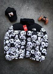 Куртка мужская зимняя The North Face с пандами без капюшона