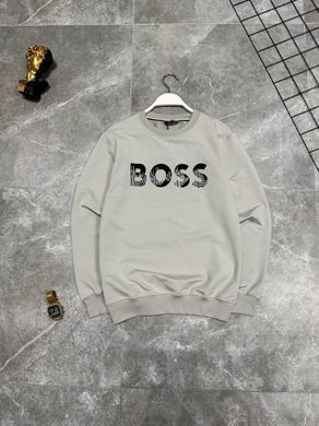 Світшот Boss сірий з лого