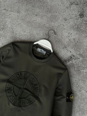 Чоловічий спортивний костюм Stone Island кольору хакі