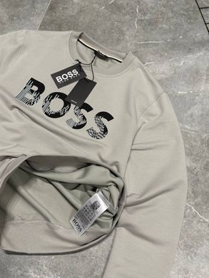 Світшот Boss сірий з лого