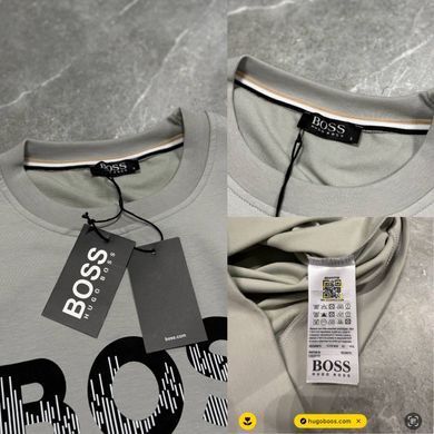 Світшот Boss сірий з лого