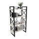 Стеллаж Loft на 4 полочки (1370х900х400) для дома и офиса ( шамони светлый )