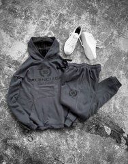 Костюм спортивний теплий чоловічий Balenciaga (сірий)