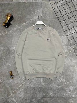 Світшот Calvin Klein сірий з лого