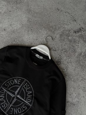 Чоловічий спортивний костюм Stone Island чорного кольору