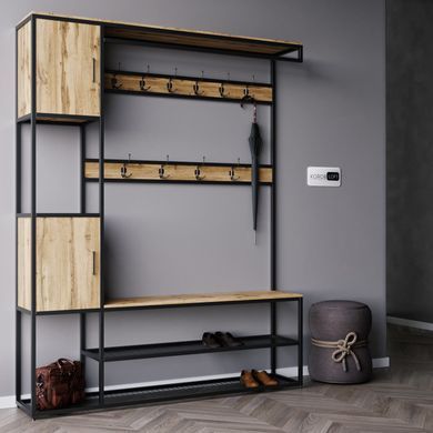 Передпокій з боковими полицями&nbsp;De Loft Hall Space 1600