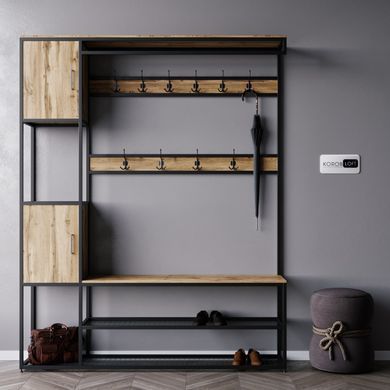 Передпокій з боковими полицями&nbsp;De Loft Hall Space 1600