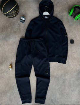 Чоловічий спортивний костюм C.P. Company чорного кольору