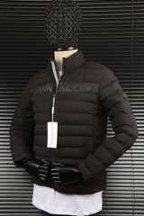 Чоловіча демісезонна куртка Calvin Klein чорна стьогана дута