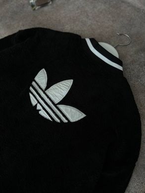 Бомбер чоловічий чорний Adidas м'який
