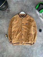 Бомбер мужской коричневый Nike мягкий