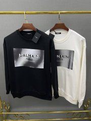 Свитшот Balmain черный/белый