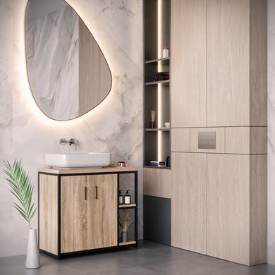 Тумба под умывальник в стиле лофт De Loft BathLine