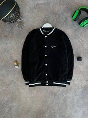 Бомбер мужской черный Nike мягкий