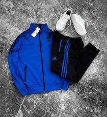 Спортивний костюм чоловічий Adidas (синій з чорним)