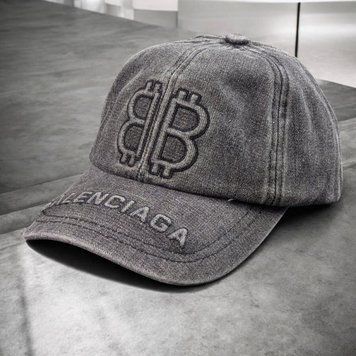 Кепка бейсболка Balenciaga сіра