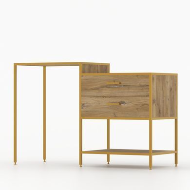 Тумба для стиральной машины с выдвижными ящиками в стиле лофт&nbsp;De Loft LaundryFrame