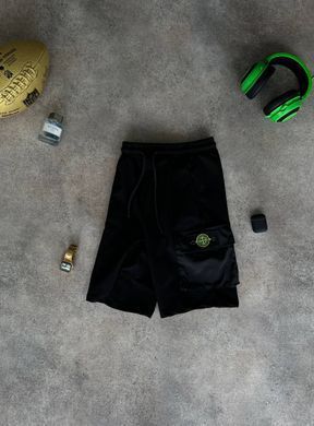 Шикарні та якісні шорти Stone Island  чорний