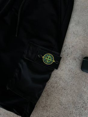 Шикарні та якісні шорти Stone Island  чорний