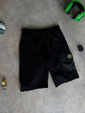 Шикарні та якісні шорти Stone Island  чорний