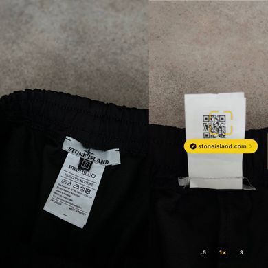 Шикарні та якісні шорти Stone Island  чорний