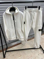 Спортивний костюм stone island чоловічий (білий)