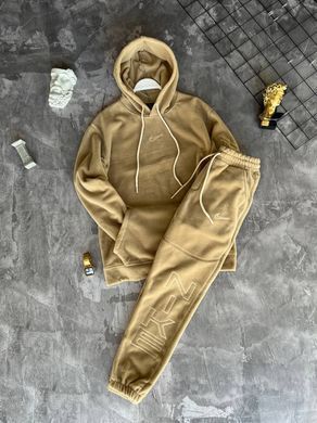 Костюм зимовий на флісі бежовий Nike