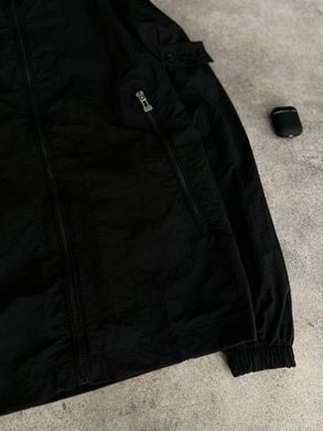 Легкая ветровка на подкладке качество нереальная Stone Island черная