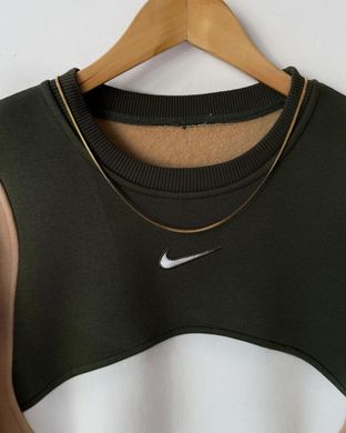 Жіночий світшот Nike беж-зелений