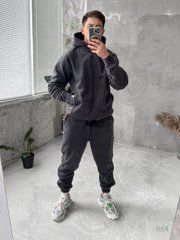 Спортивный костюм серый на флисе