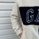 Мужская толстовка Gap Плюшевая на замке цвет белая