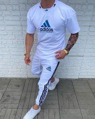 Комплект (Футболка + штани) білий Adidas