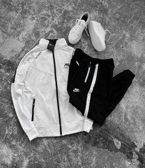 Костюм спортивний чоловічий Nike (чорний, білий)