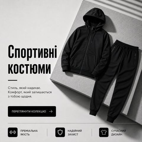 спортивні костюми 