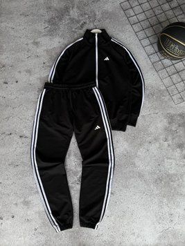 Чоловічий спортивний костюм Adidas чорного кольору