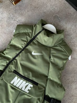 Жилет мужской Nike цвет хаки стеганная безрукавка