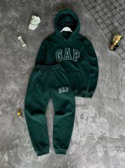 Спортивный костюм на флисе зеленый Gap