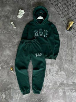 Спортивний костюм на флісі зелений Gap