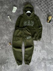 Спортивный костюм на флисе хаки Gap