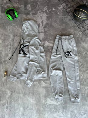 Спортивний костюм CALVIN KLEIN сірий з лого