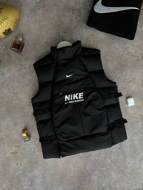 Жилет чоловічий Nike колір сірий стьобана безрукавка