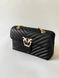 Женская сумка Pinko Lady Love Bag Puff v Quilt Black Gold