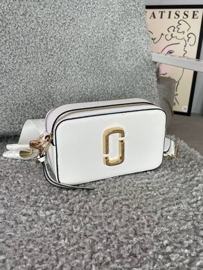 Жіноча сумка Marc Jacobs The Snapshot White/Gold