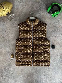 Жилетка мужская коричневая Louis Vuitton