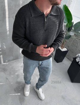 Свитер мужской на замке