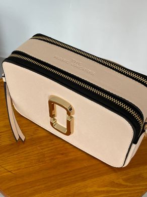 Женская сумка Marc Jacobs The Snapshot Beige/Gold